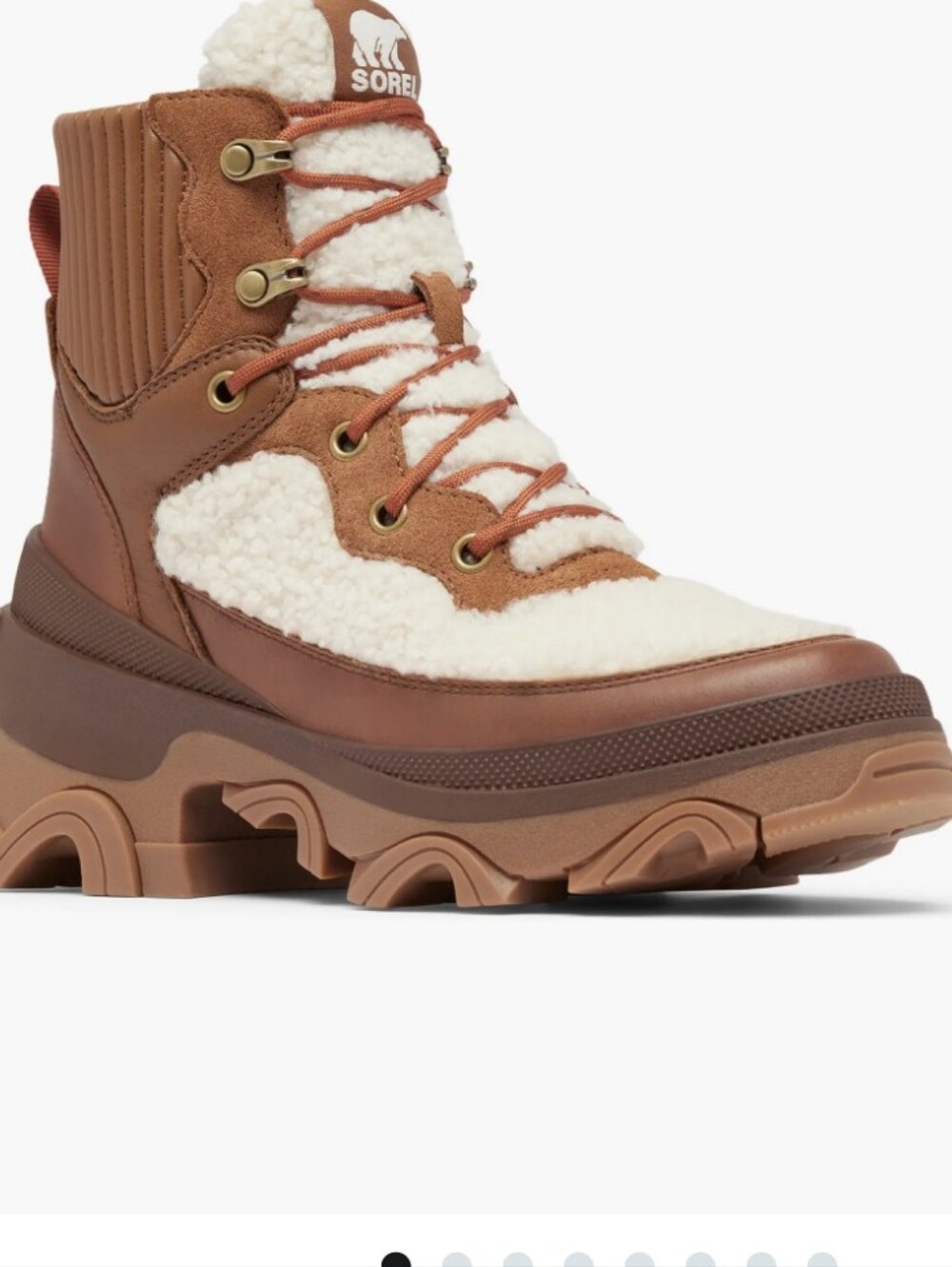 Sorel Brex™ Faux Shearling Lace-Up Boot.....Size 10.5